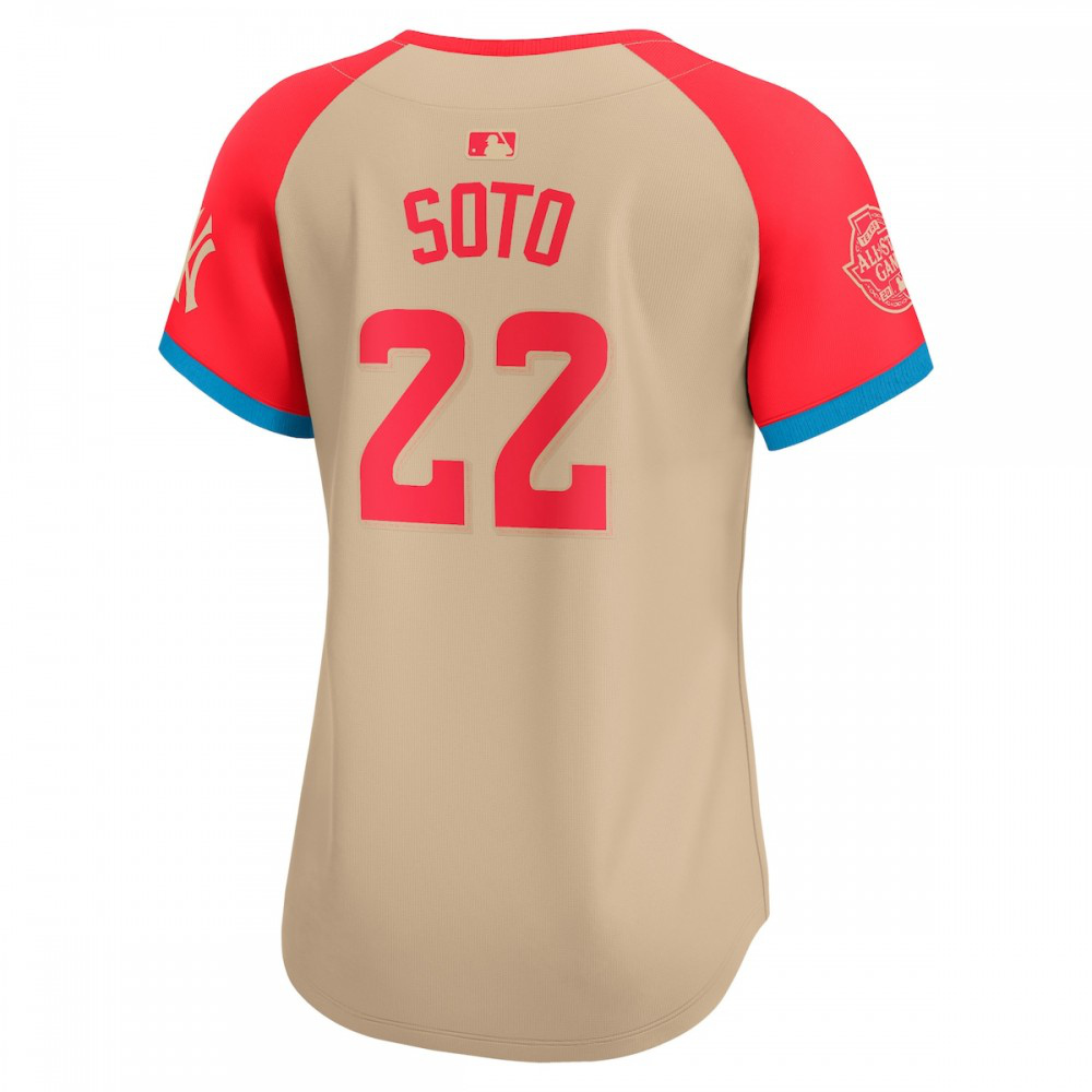 Juan Soto American League Women's 2024 MLB All-Star Game Limited Player Jersey Cream - view 3