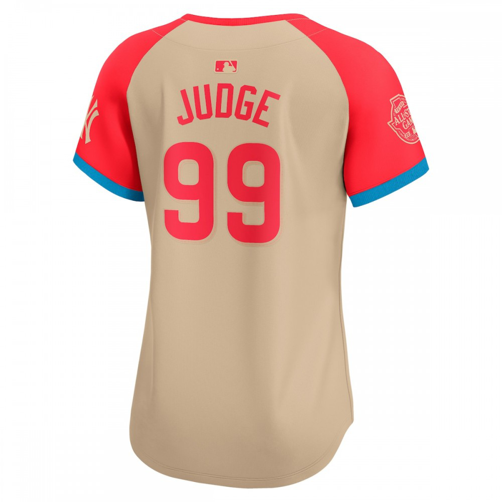 Aaron Judge American League Women's 2024 MLB All-Star Game Limited Player Jersey Cream - view 3