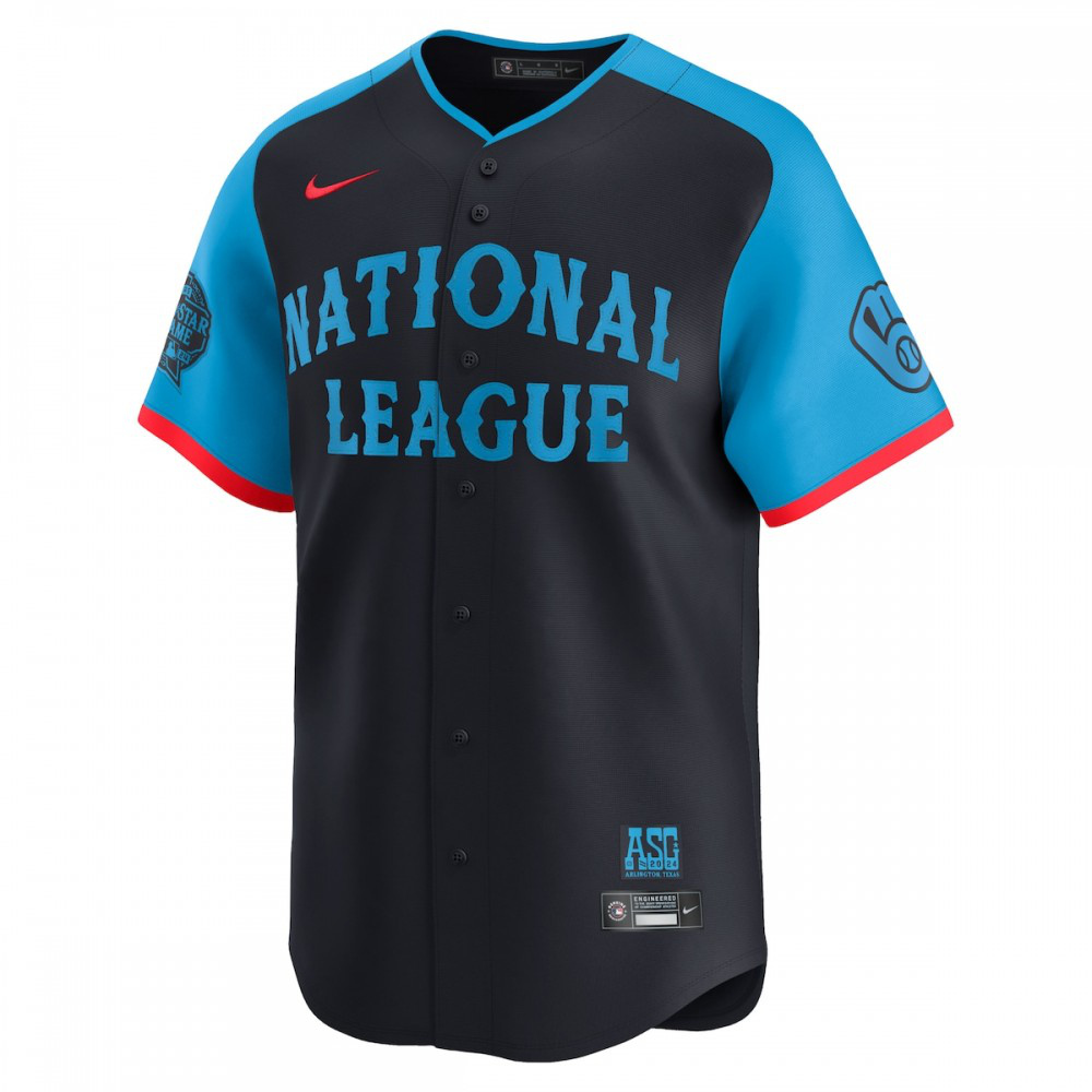William Contreras National League 2024 MLB All-Star Game Limited Player Jersey Navy - view 2