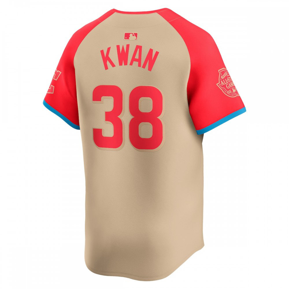 Steven Kwan American League 2024 MLB All-Star Game Limited Player Jersey Cream - view 3