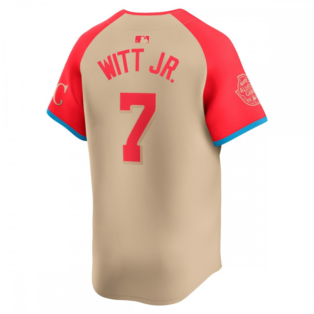 Bobby Witt Jr. American League 2024 MLB All-Star Game Limited Player Jersey Cream - view 3