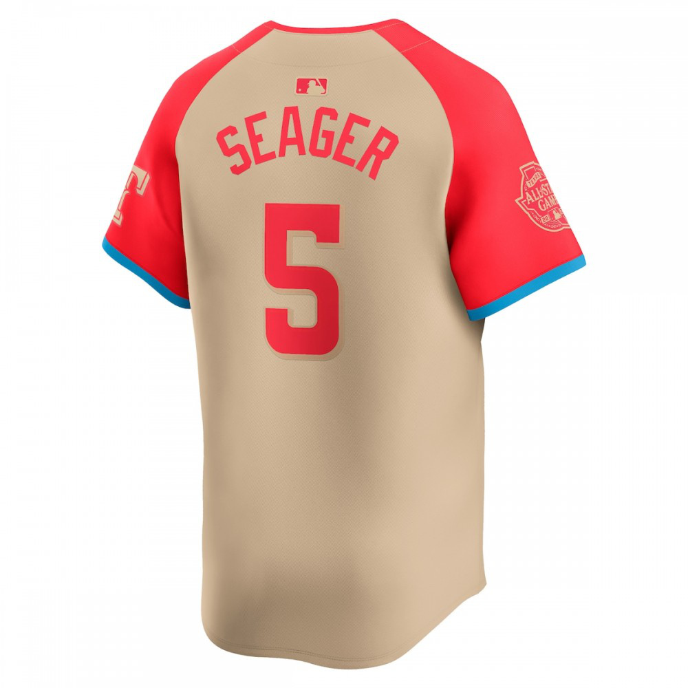 Corey Seager American League 2024 MLB All-Star Game Limited Player Jersey Cream - view 3