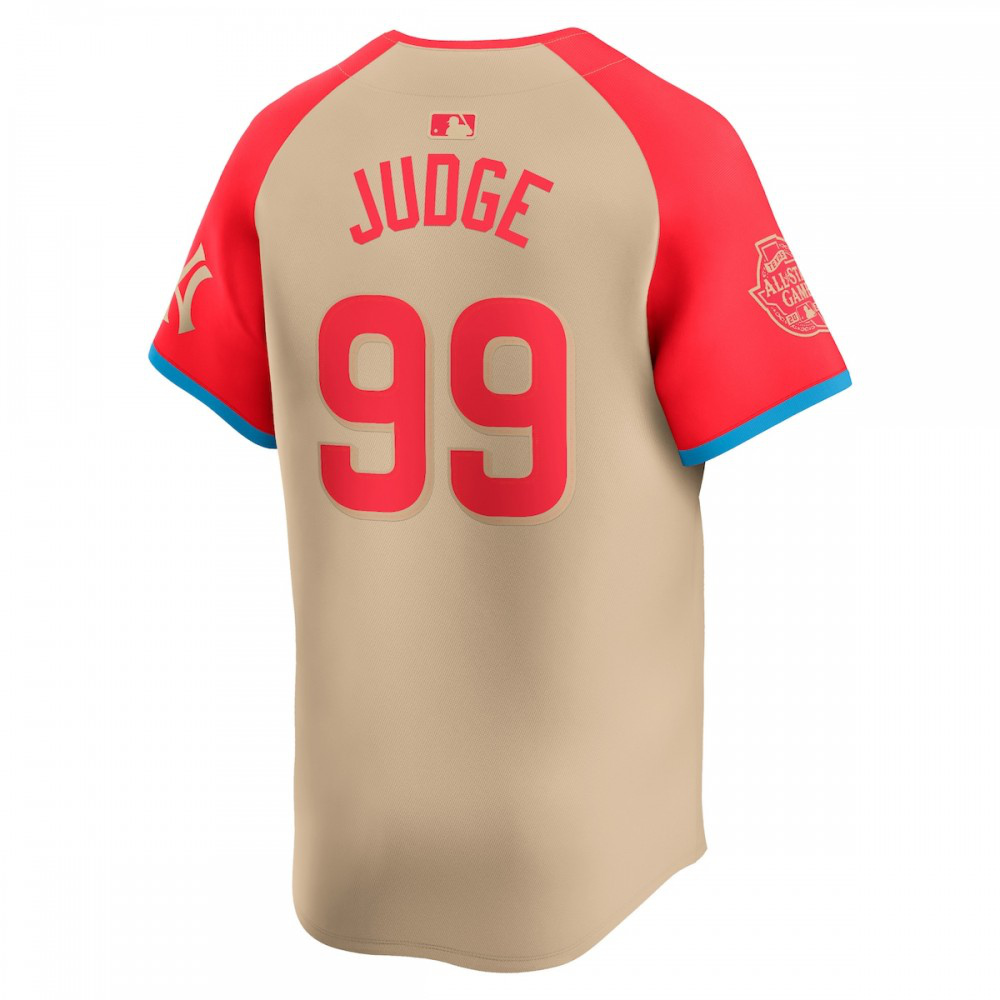 Aaron Judge American League 2024 MLB All-Star Game Limited Player Jersey Cream - view 3