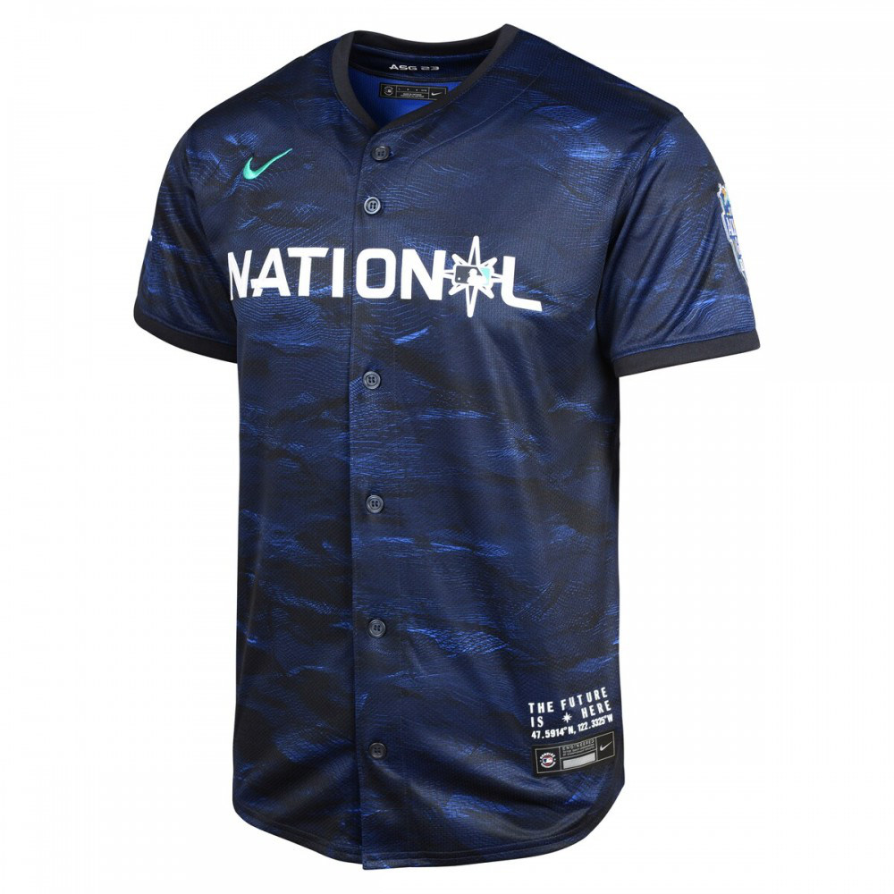 National League Youth 2023 MLB All-Star Game Limited Jersey Royal - view 2