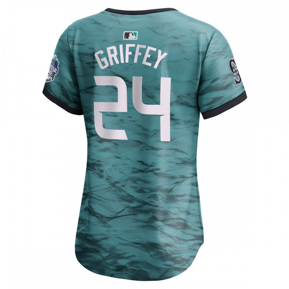 Ken Griffey Jr. American League Women's 2023 MLB All-Star Game Limited Player Jersey Teal - view 3
