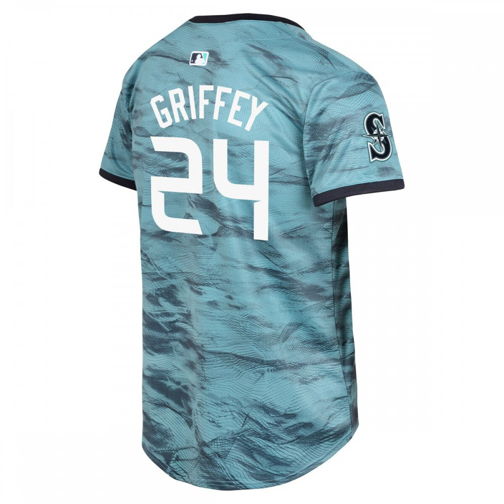 Ken Griffey Jr. American League Youth 2023 MLB All-Star Game Limited Player Jersey Teal - view 3