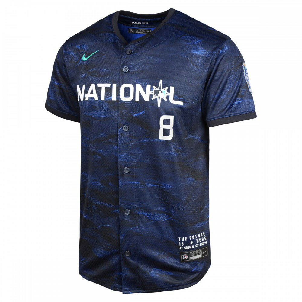 Nick Castellanos National League Youth 2023 MLB All-Star Game Limited Player Jersey Royal - view 2