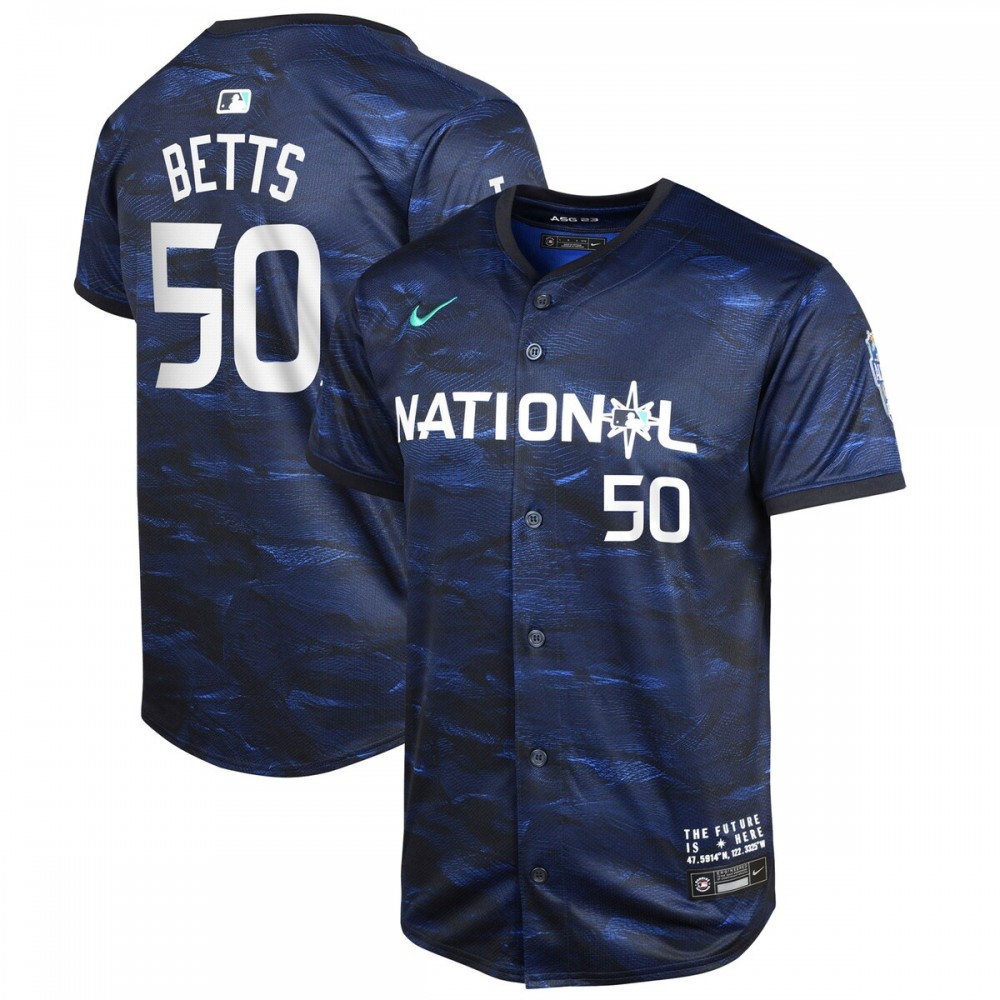 Mookie Betts National League Youth 2023 MLB All-Star Game Limited Player Jersey Royal