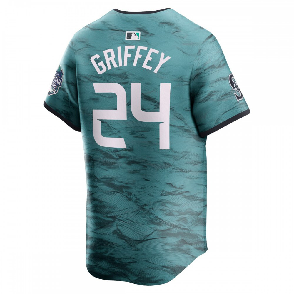 Ken Griffey Jr. American League 2023 MLB All-Star Game Limited Player Jersey Teal - view 3