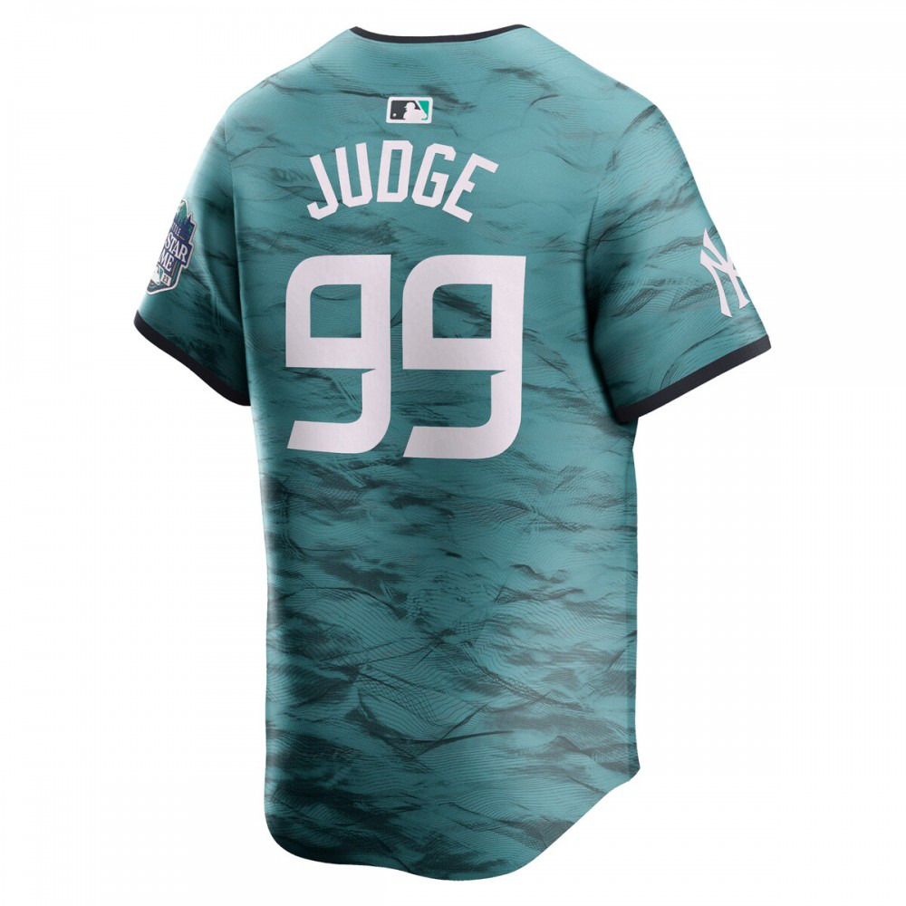 Aaron Judge American League 2023 MLB All-Star Game Limited Player Jersey Teal - view 3