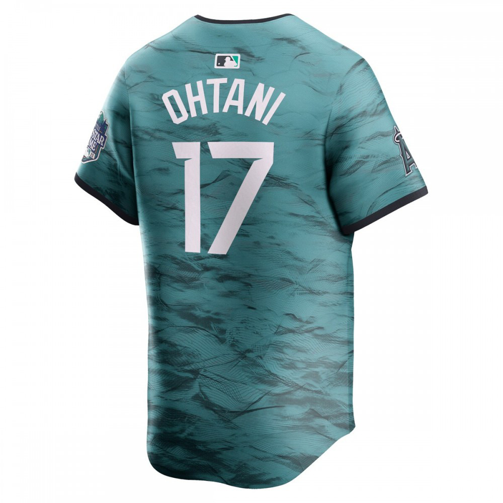 Shohei Ohtani American League 2023 MLB All-Star Game Limited Player Jersey Teal - view 3