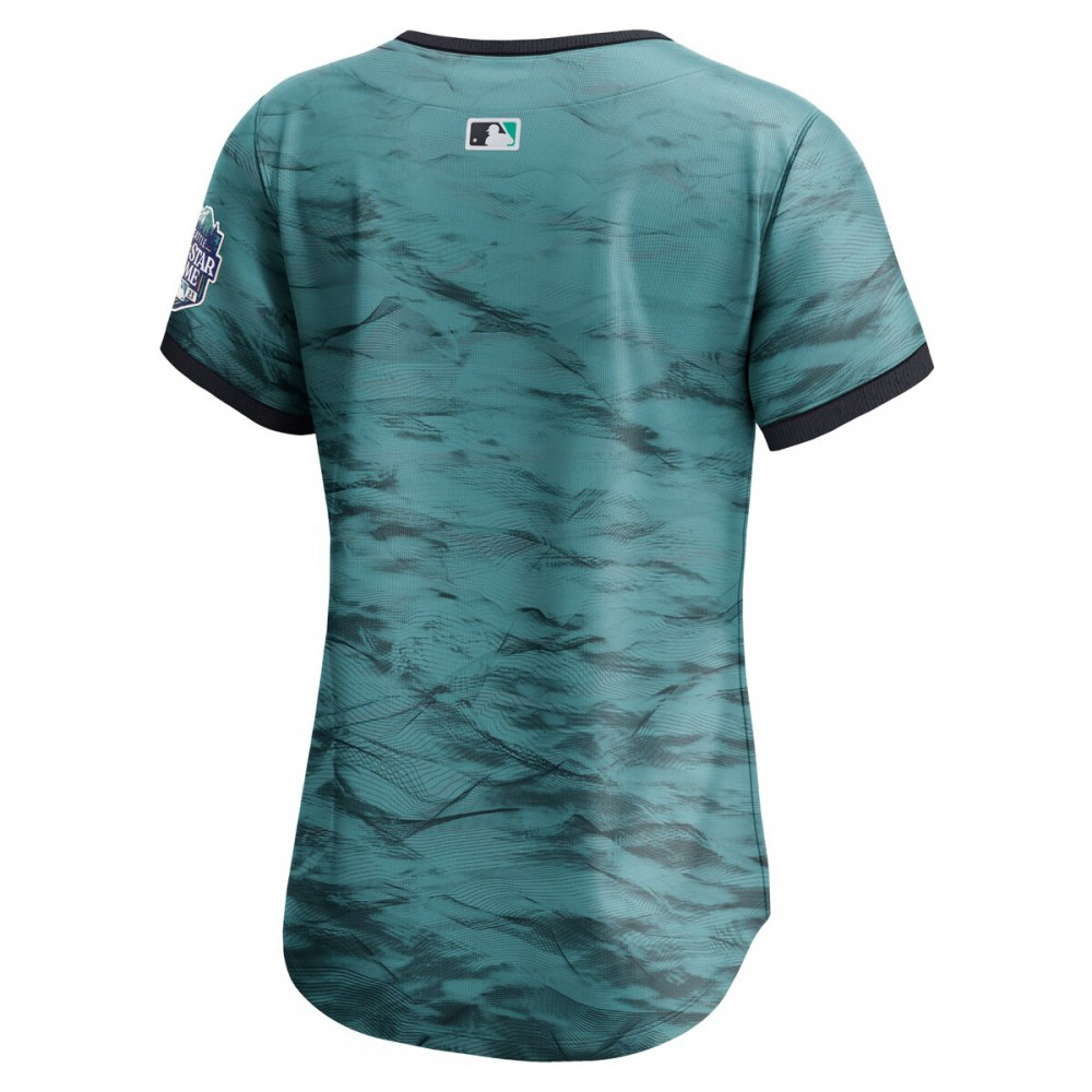American League Women's 2023 MLB All-Star Game Limited Jersey Teal - view 3