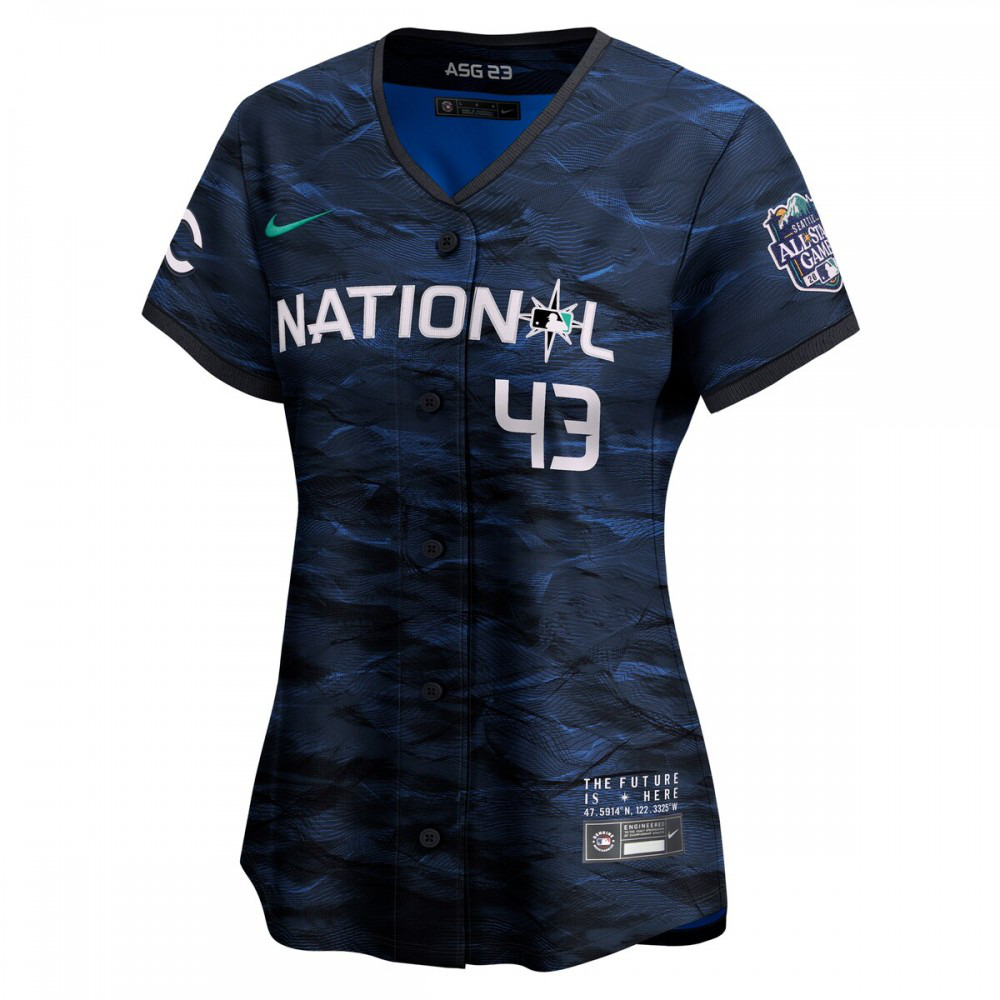 Alexis Diaz National League Women's 2023 MLB All-Star Game Limited Player Jersey Royal - view 2