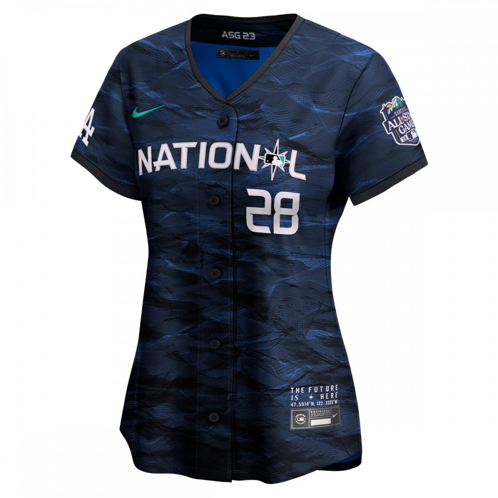 J.D. Martinez National League Women's 2023 MLB All-Star Game Limited Player Jersey Royal - view 2