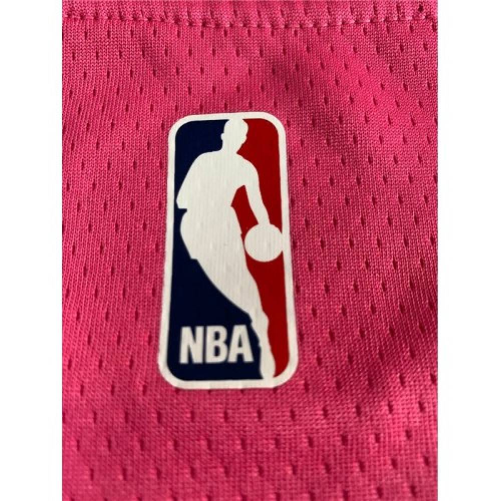 Men's Miami Heat Dwyane Wade #3 Pink 19-20 Swingman Jersey City Edition - view 4