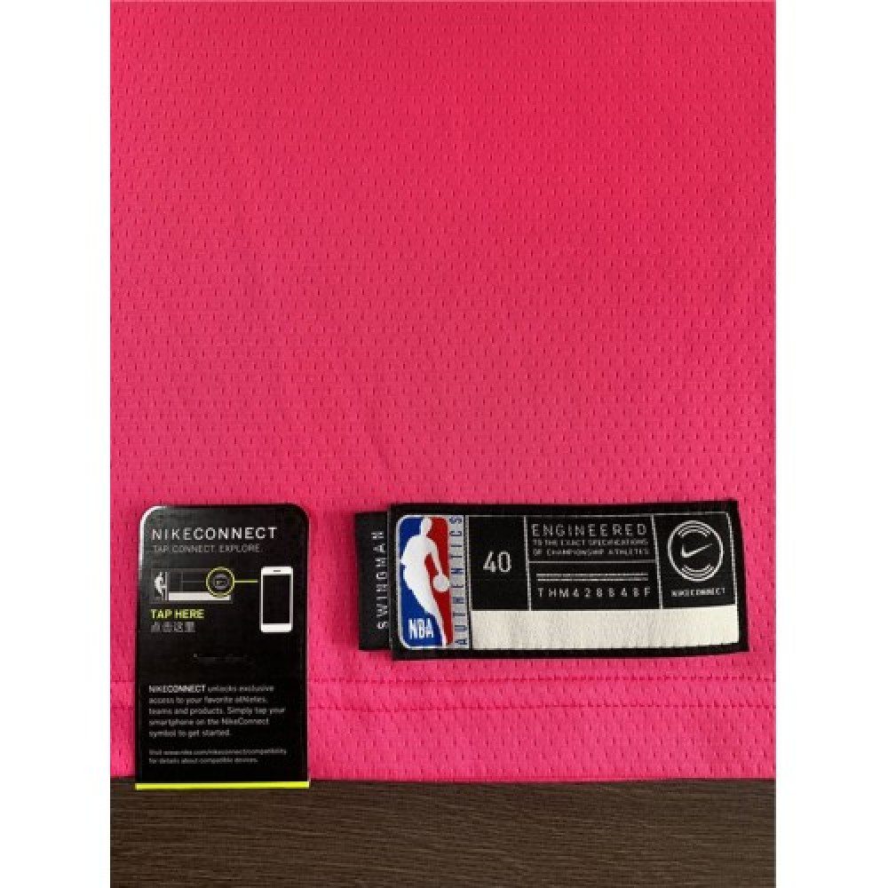 Men's Miami Heat Jimmy Butler #22 Pink 19-20 Swingman Jersey City Edition - view 6