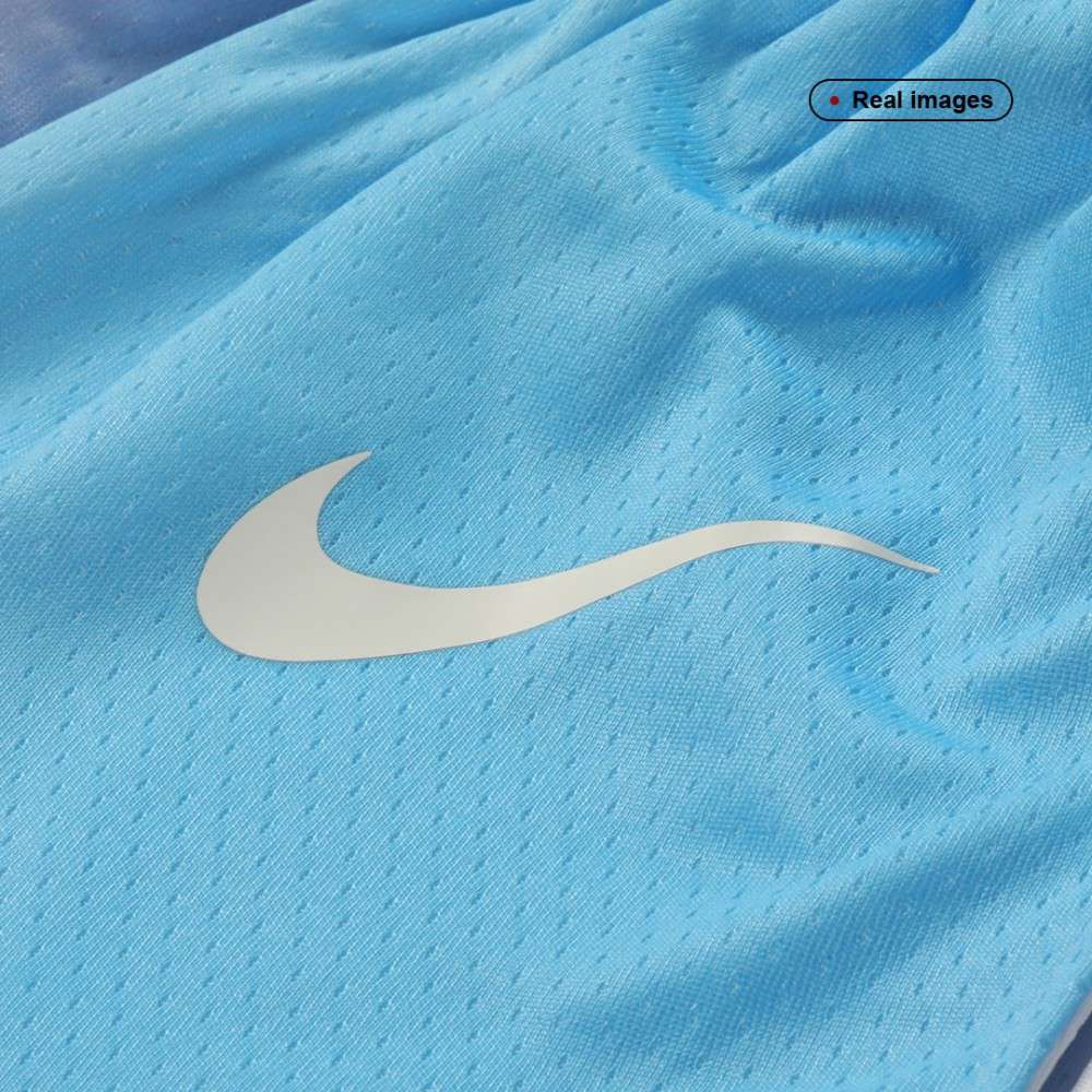 Men's Miami Heat Pink/Light Blue 2020/21 Swingman Shorts City Edition - view 3