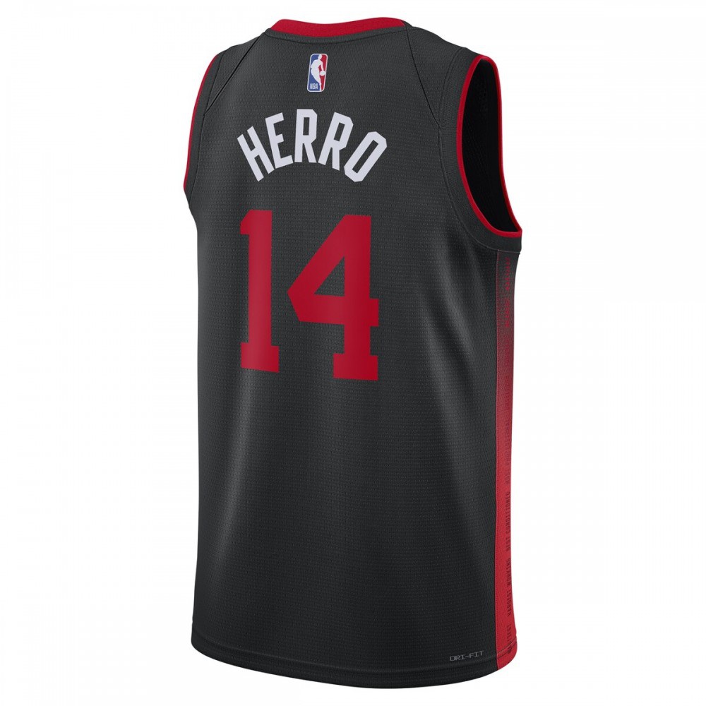 Tyler Herro Miami Heat Unisex 2023/24 Swingman Jersey Black City Edition - view 3