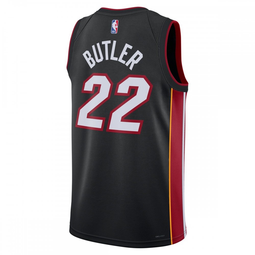 Jimmy Butler Miami Heat Unisex 2022/23 Swingman Jersey Icon Edition Black - view 3