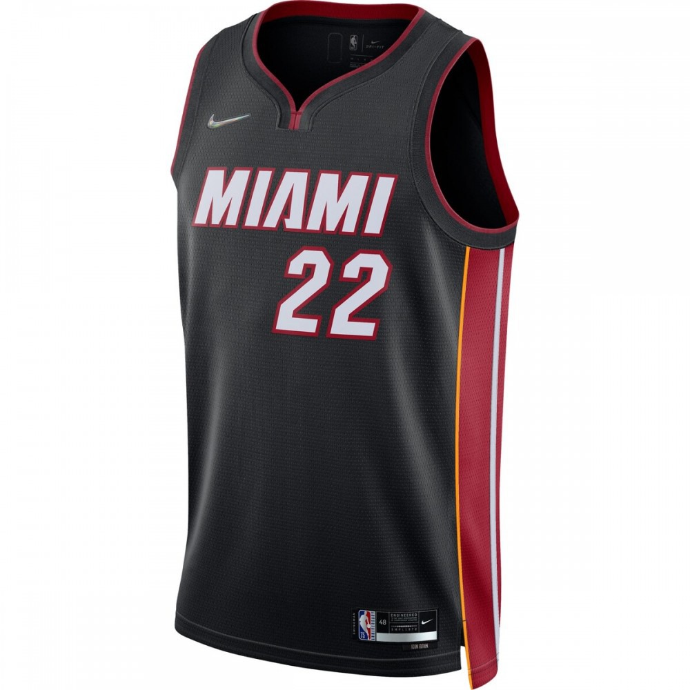 Jimmy Butler Miami Heat 2021/22 Diamond Swingman Jersey Icon Edition Black - view 2