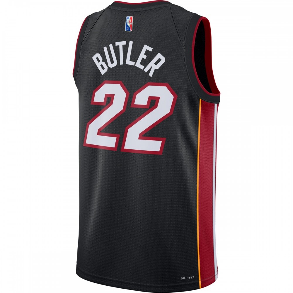 Jimmy Butler Miami Heat 2021/22 Diamond Swingman Jersey Icon Edition Black - view 3