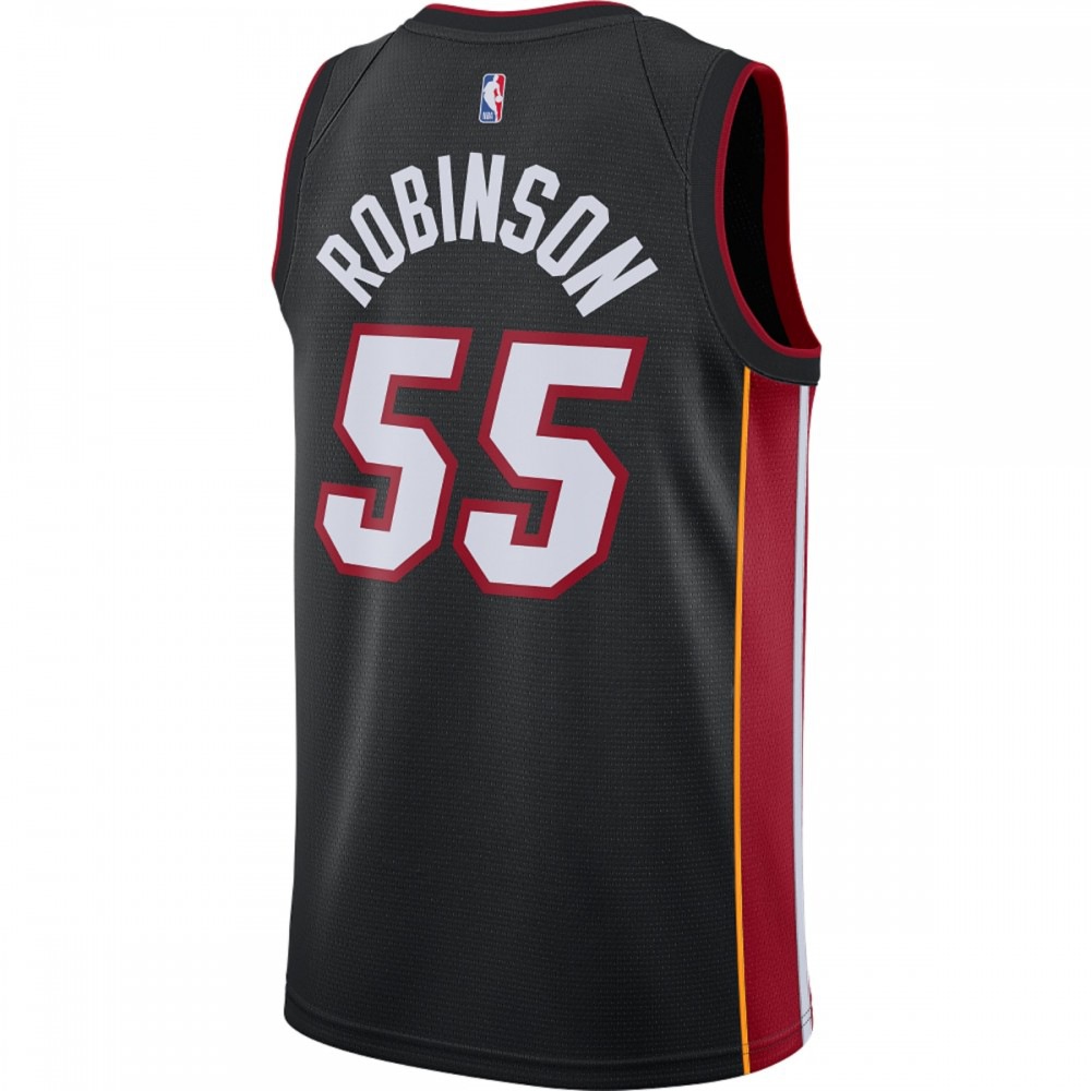 Duncan Robinson Miami Heat 2020/21 Swingman Jersey Black Icon Edition - view 3
