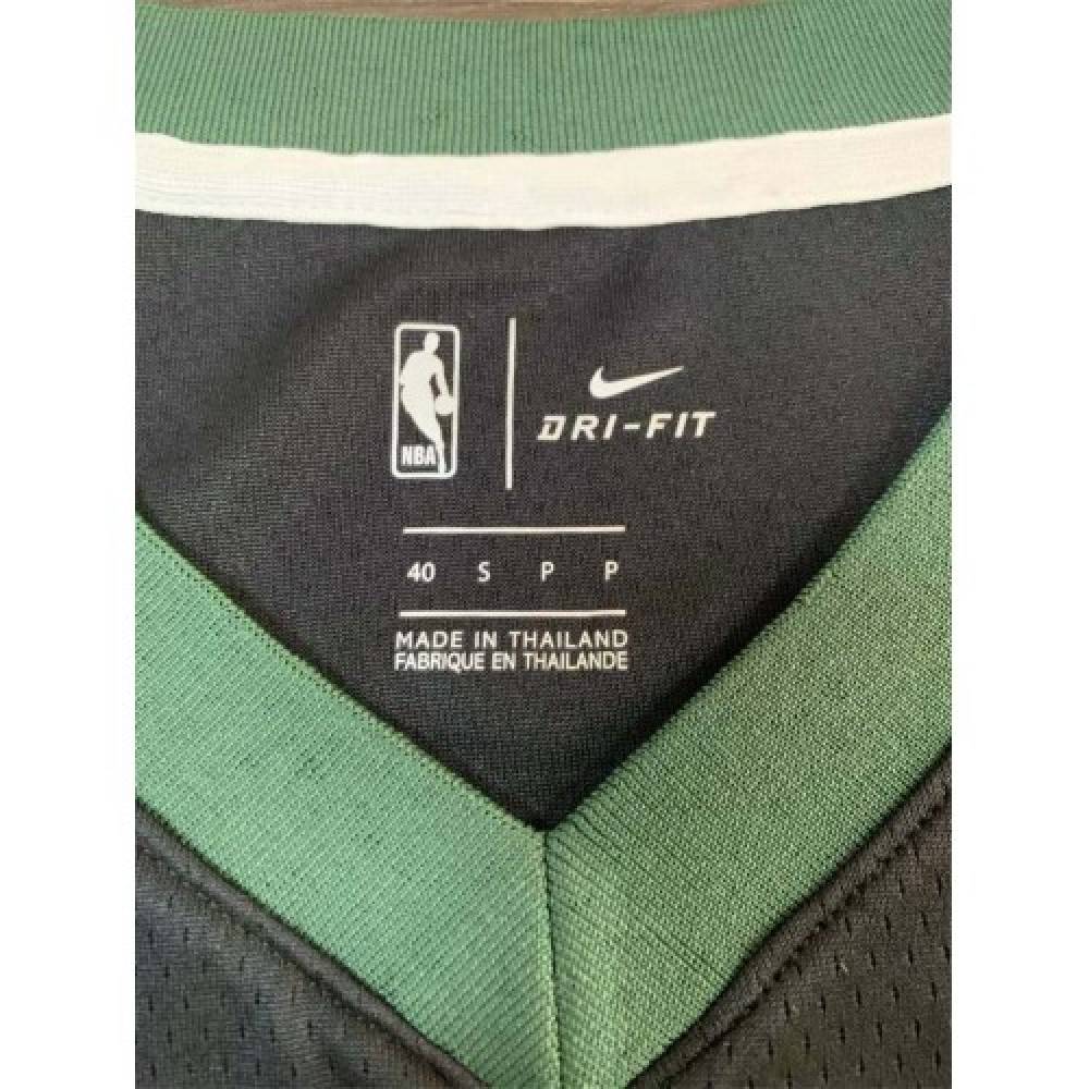 Men's Milwaukee Bucks Giannis Antetokounmpo #34 Black Swingman Jersey Statement Edition - view 5