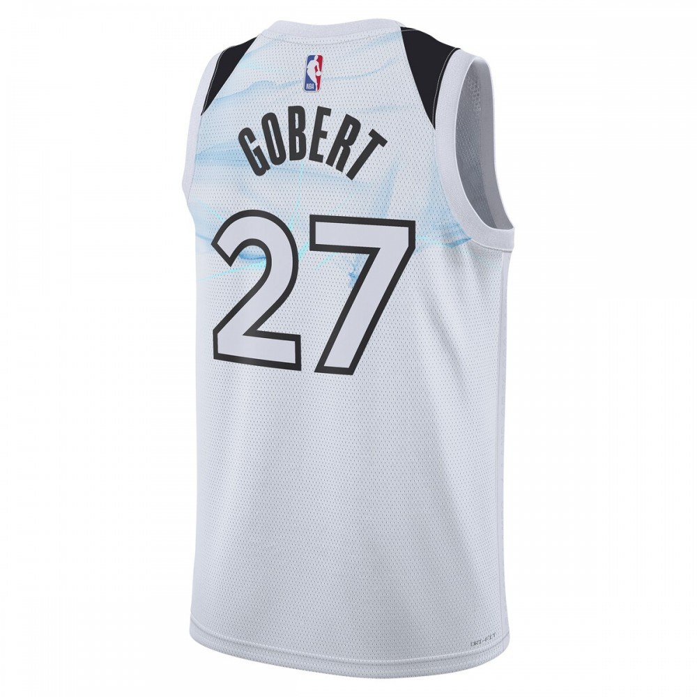 Rudy Gobert Minnesota Timberwolves Unisex 2024/25 Swingman Player Jersey City Edition White - view 3