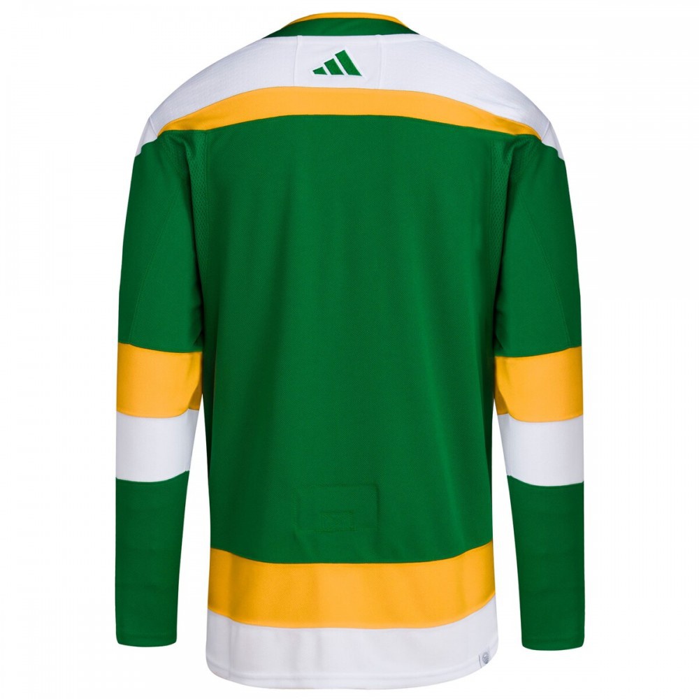 Minnesota Wild Reverse Retro 2.0 Athletic Fit Blank Jersey Green - view 3