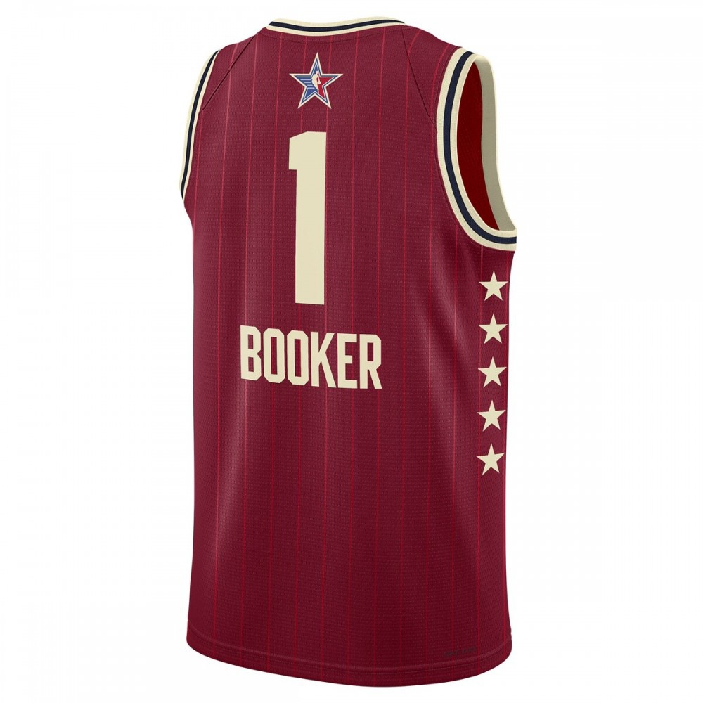 Devin Booker Unisex 2024 NBA All-Star Game Swingman Jersey Crimson - view 3