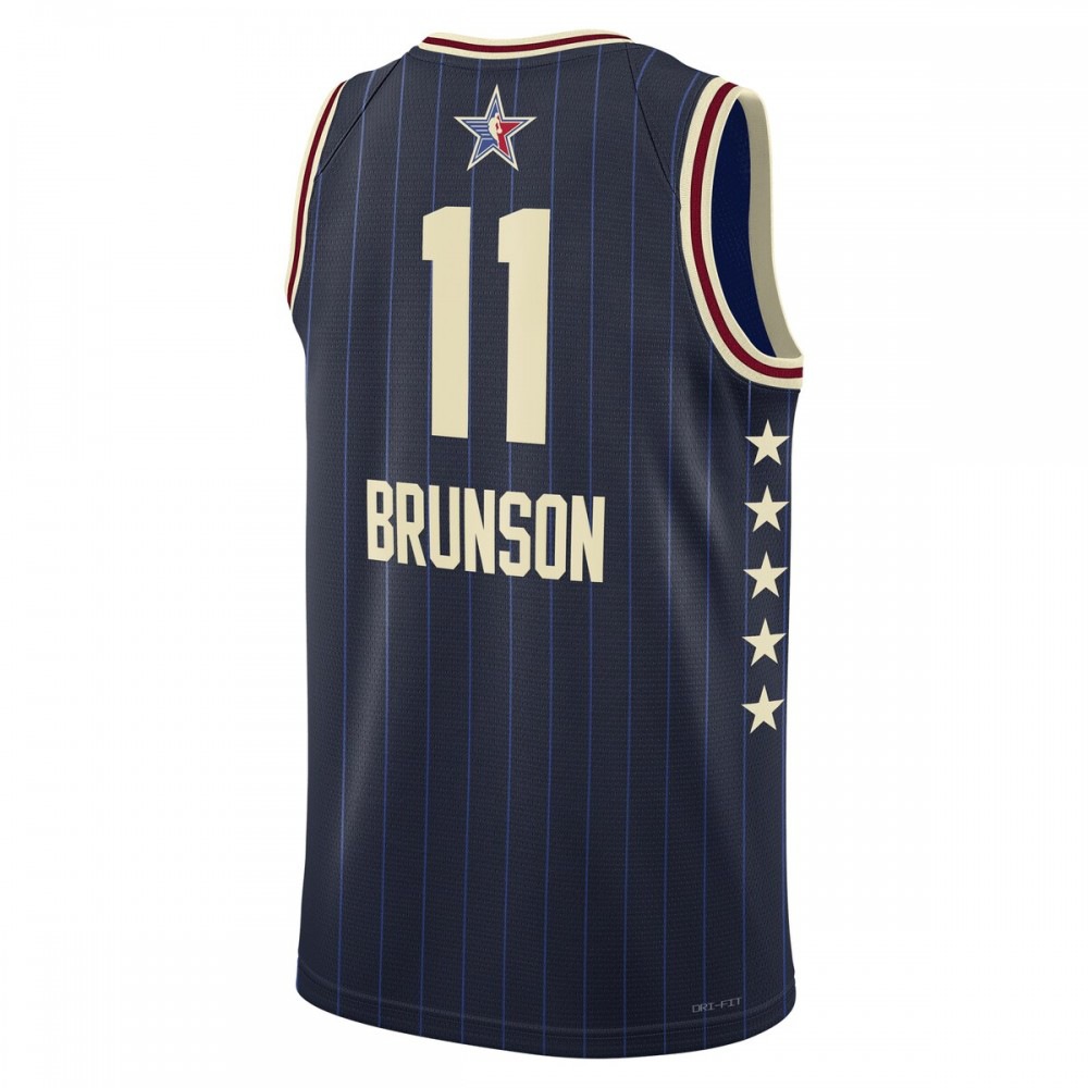Jalen Brunson Unisex 2024 NBA All-Star Game Swingman Jersey Navy - view 3