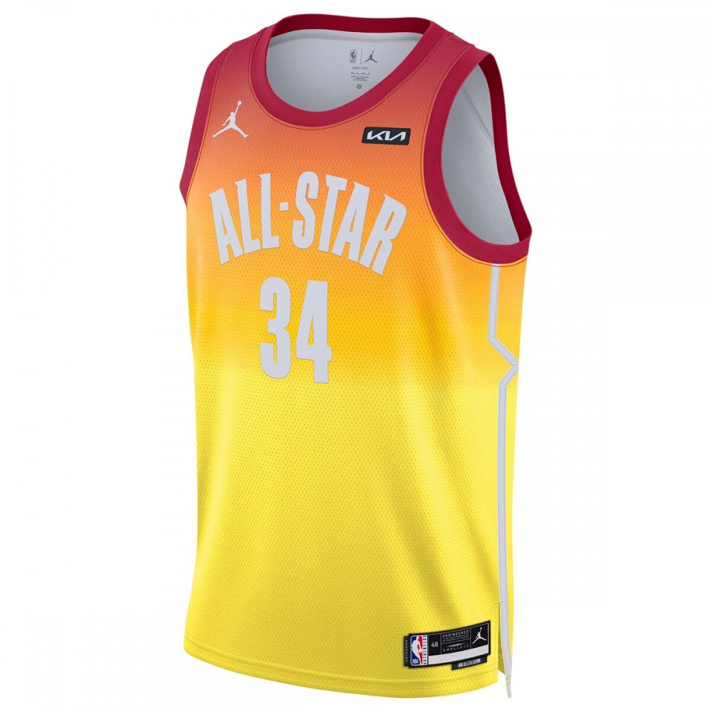 Giannis Antetokounmpo 2023 NBA All-Star Game Swingman Jersey Orange - view 2