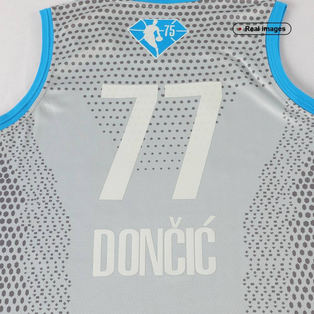 Men's Luka Doncic #77 Gray 2022 NBA All-Star Game Swingman Jersey - view 5