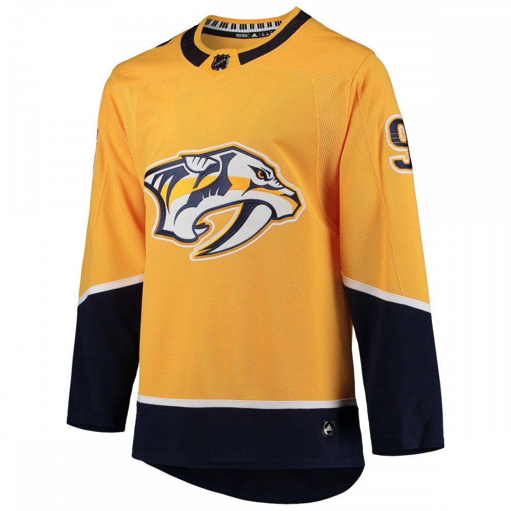 Matt Duchene Nashville Predators Home Athletic Fit Player Jersey Gold - view 2