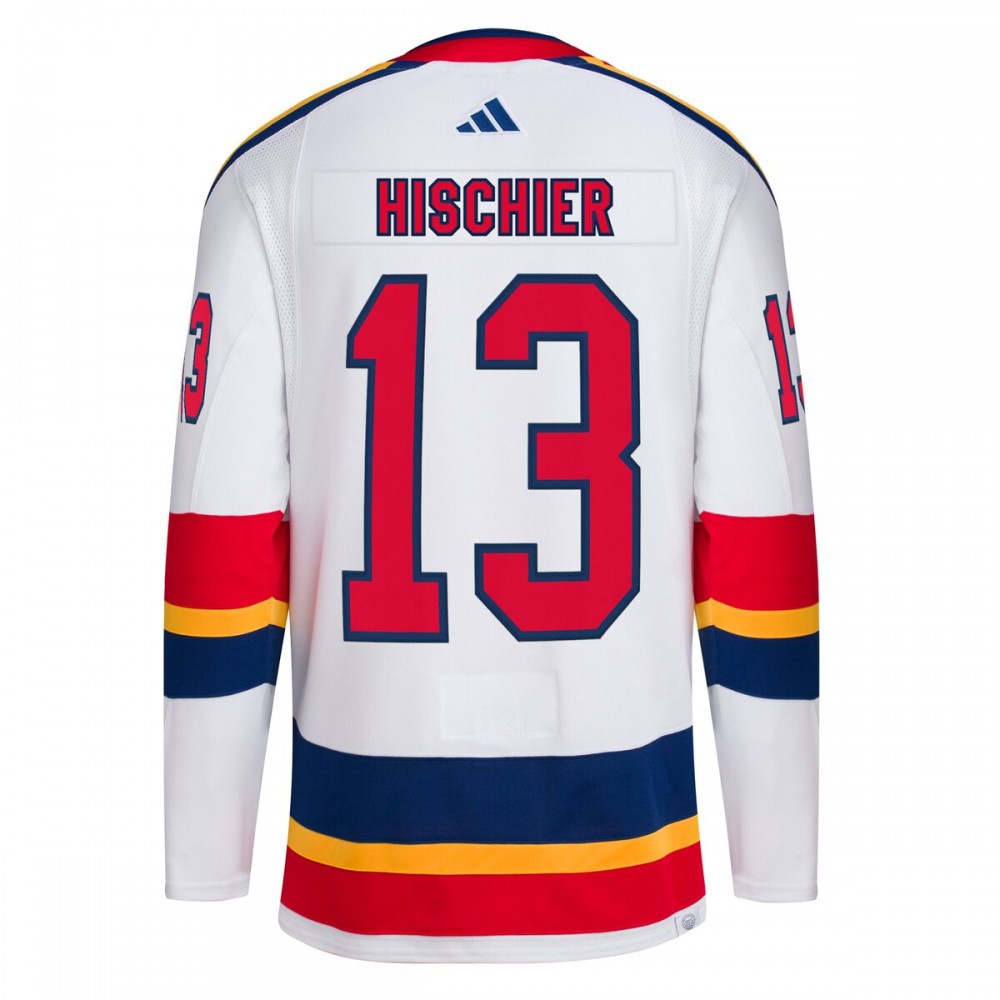 Nico Hischier New Jersey Devils Reverse Retro 2.0 Athletic Fit Player Jersey White - view 3