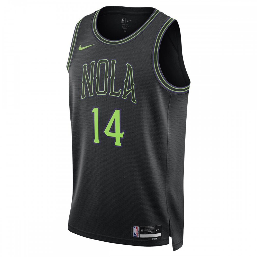 Brandon Ingram New Orleans Pelicans Unisex 2023/24 Swingman Jersey Black City Edition - view 2