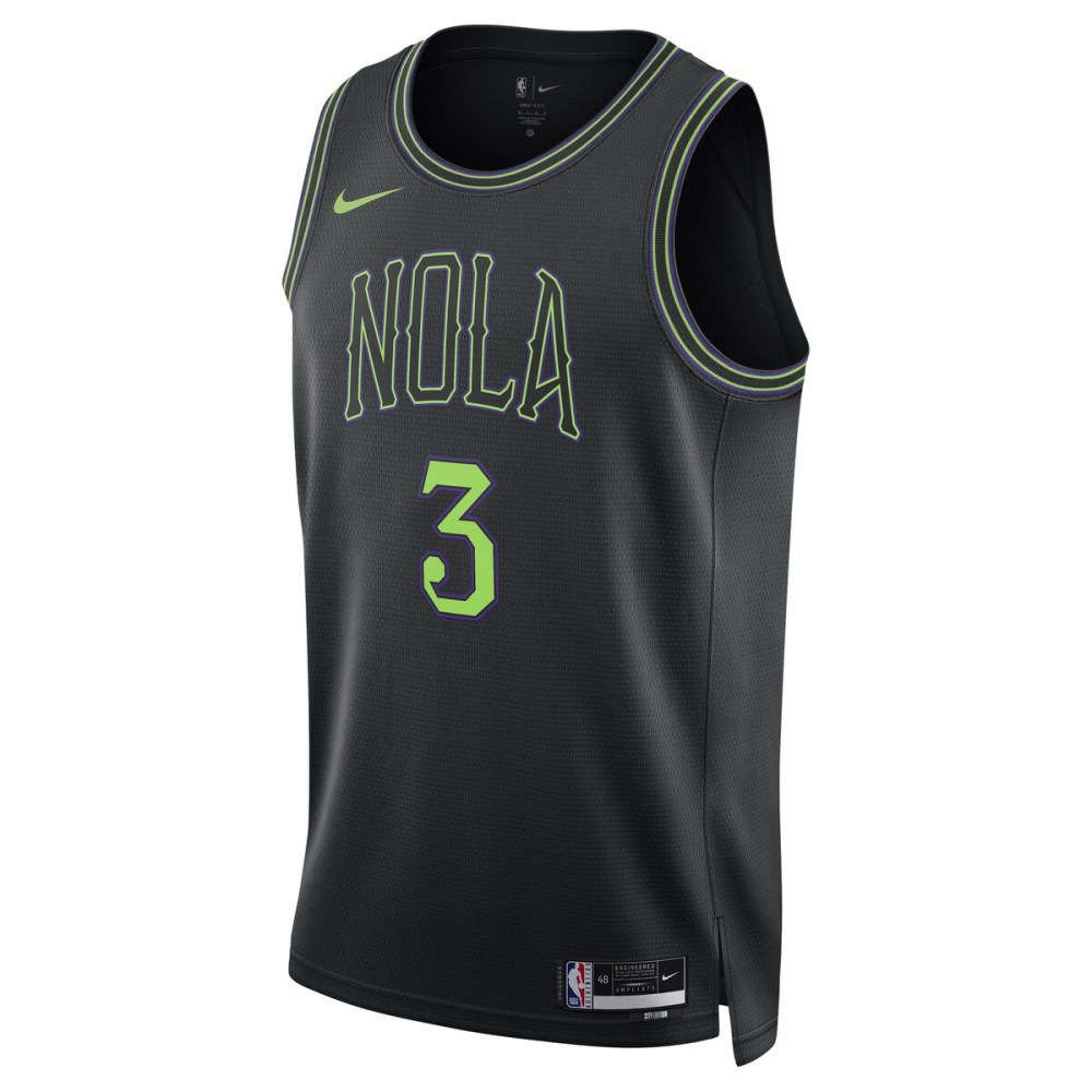 CJ McCollum New Orleans Pelicans Unisex 2023/24 Swingman Jersey Black City Edition - view 2