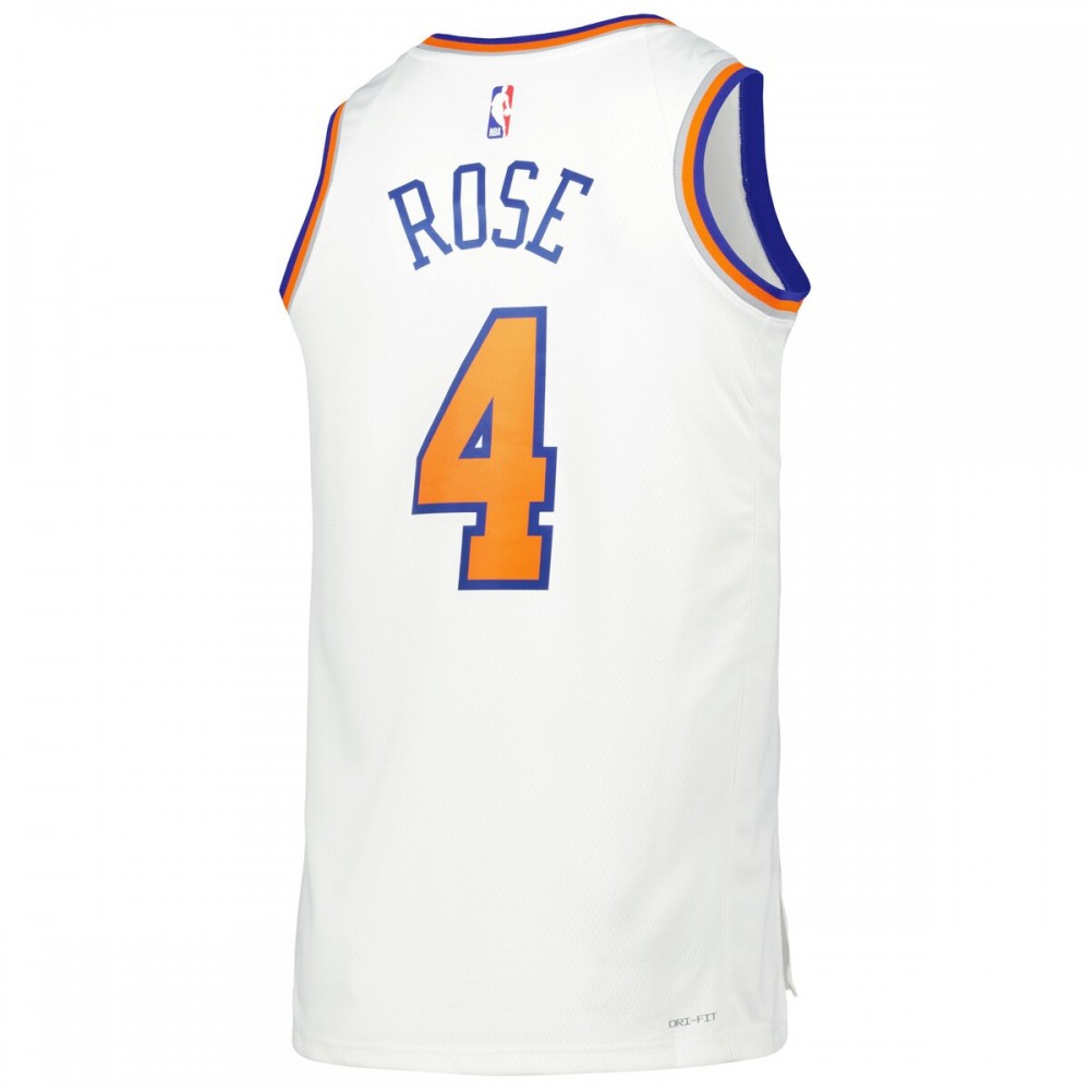 Derrick Rose New York Knicks Unisex 2022/23 Swingman Jersey Icon Edition White - view 3