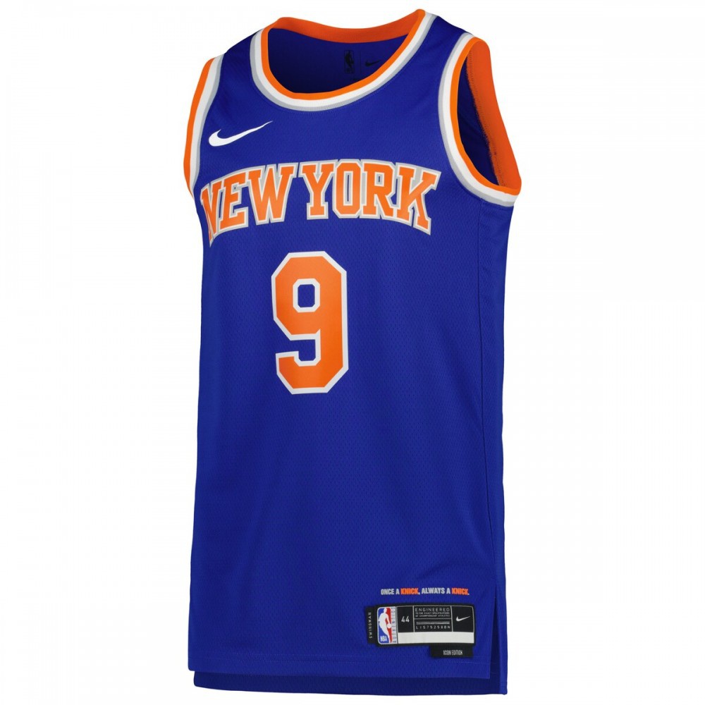 RJ Barrett New York Knicks Unisex 2022/23 Swingman Jersey Icon Edition Blue - view 2
