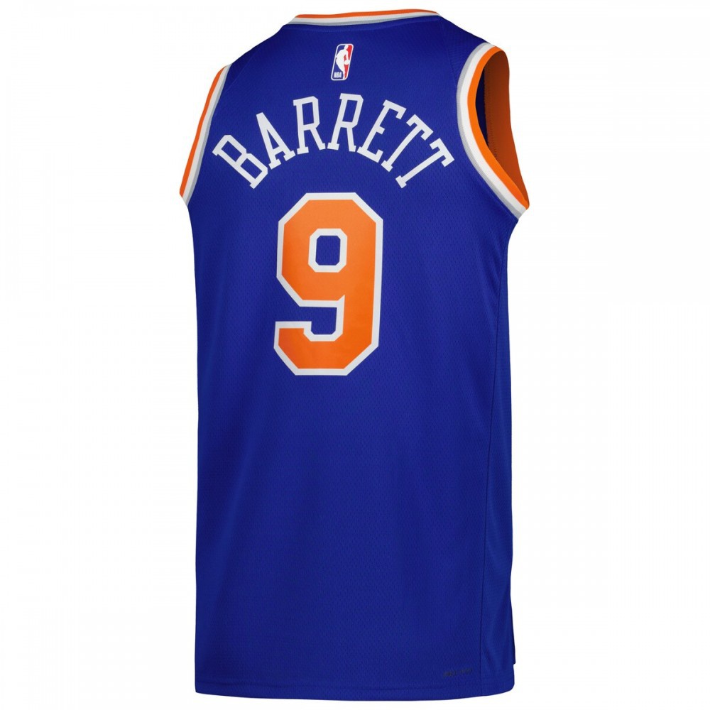 RJ Barrett New York Knicks Unisex 2022/23 Swingman Jersey Icon Edition Blue - view 3