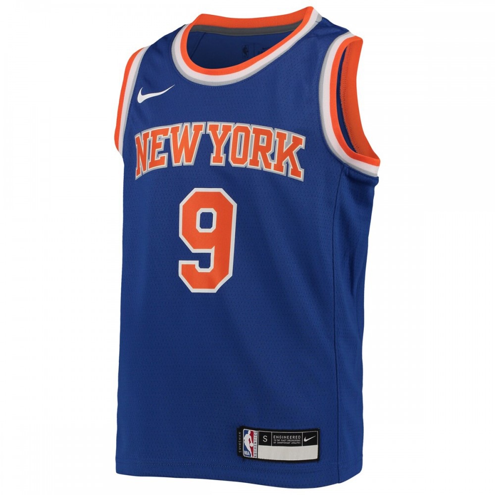 RJ Barrett New York Knicks Youth Swingman Jersey Icon Edition Royal - view 2