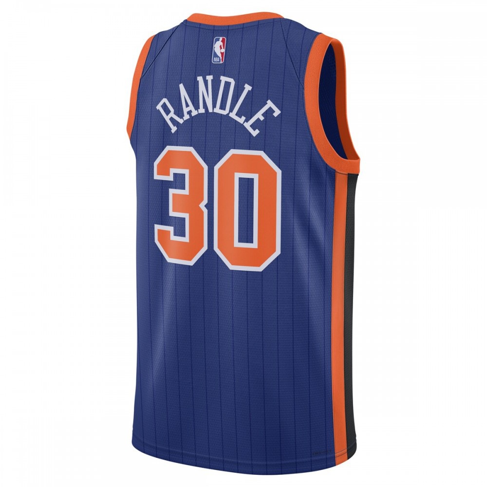 Julius Randle New York Knicks Unisex 2023/24 Swingman Jersey Blue City Edition - view 3