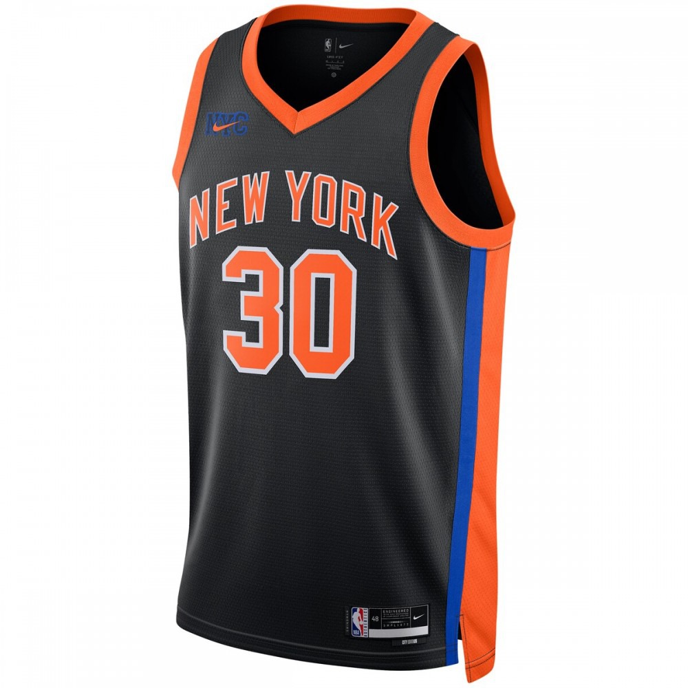 Julius Randle New York Knicks Unisex 2022/23 Swingman Jersey City Edition Black - view 2
