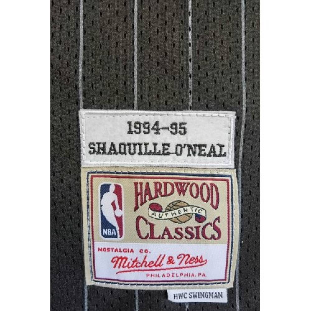 Men's Orlando Magic Shaquille O'Neal #32 Throwback Black 94-95 Hardwood Classics Jersey - view 6