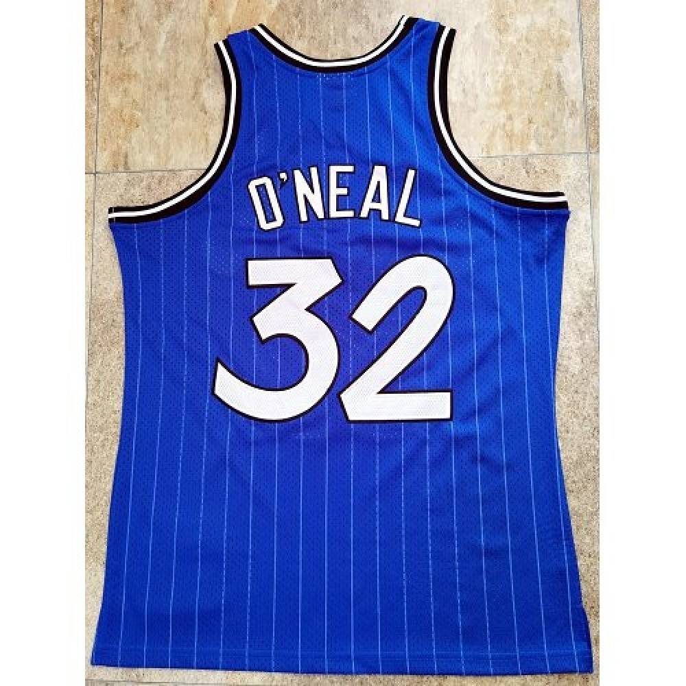 Men's Orlando Magic Shaquille O'Neal #32 Throwback Blue 94-95 Hardwood Classics Jersey - view 4