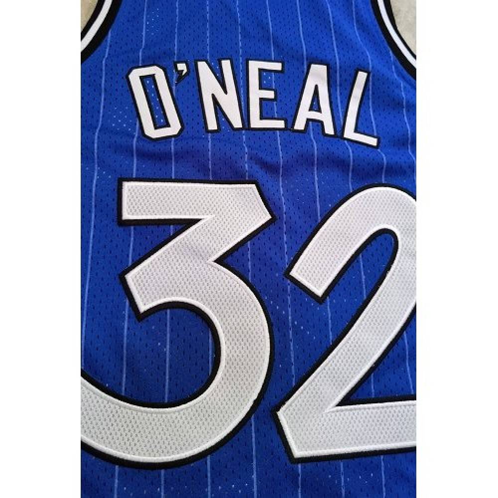 Men's Orlando Magic Shaquille O'Neal #32 Throwback Blue 94-95 Hardwood Classics Jersey - view 6