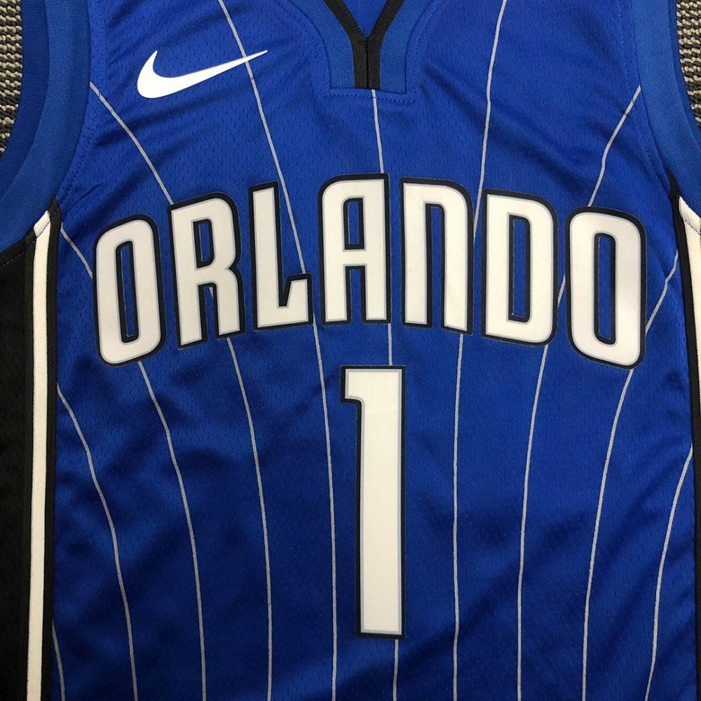 Men's Orlando Magic Tracy McGrady #1 Royal 2020/21 Swingman NBA Jersey Icon Edition - view 3