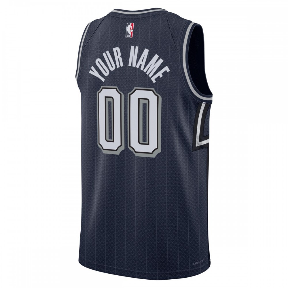 Orlando Magic Unisex 2023/24 Custom Swingman Jersey Navy City Edition - view 3