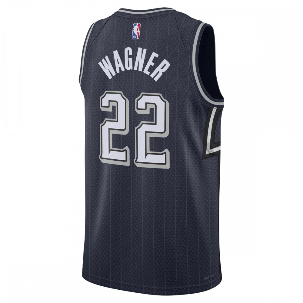 Franz Wagner Orlando Magic Unisex 2023/24 Swingman Jersey Navy City Edition - view 3