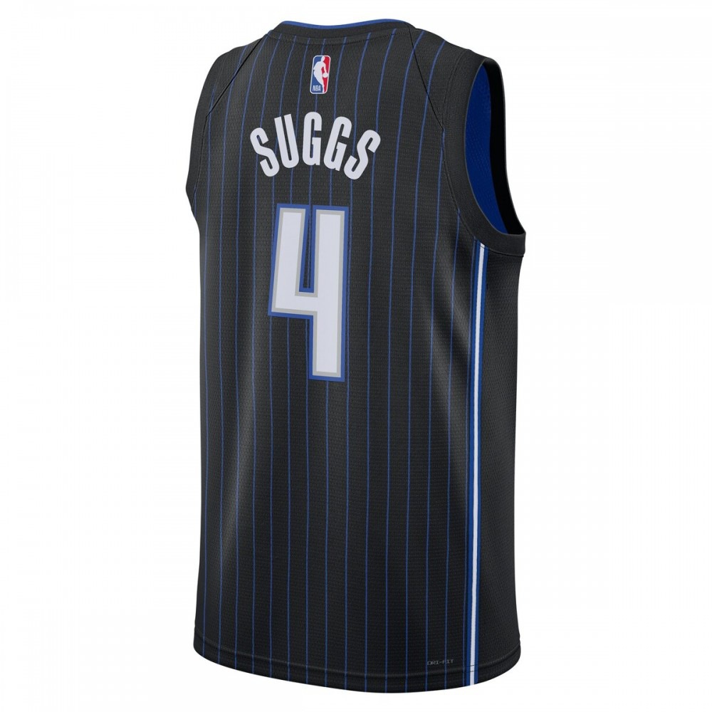 Jalen Suggs Orlando Magic Unisex 2022/23 Swingman Jersey Icon Edition Black - view 3